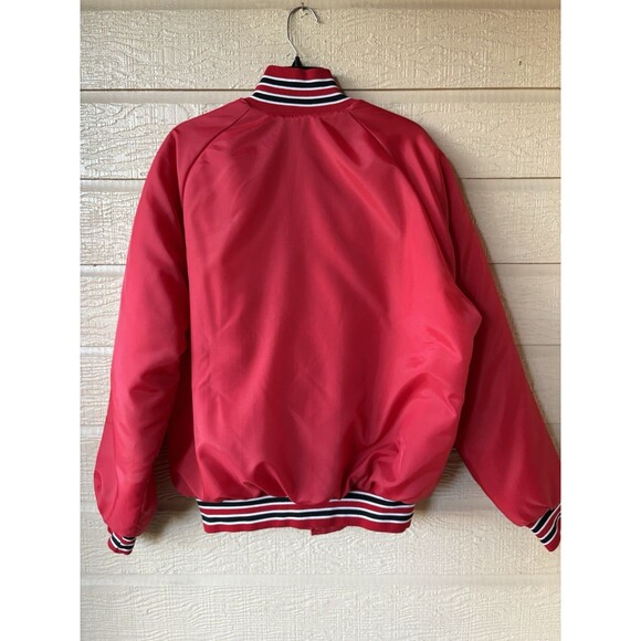 Vintage FoxMeyer Company Logo Quilted Employee Jacket men size Large Westark USA - Picture 2 of 6